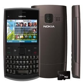 Celular Desbloqueado Vivo Nokia X2-01 Cinza/Preto QWERTY